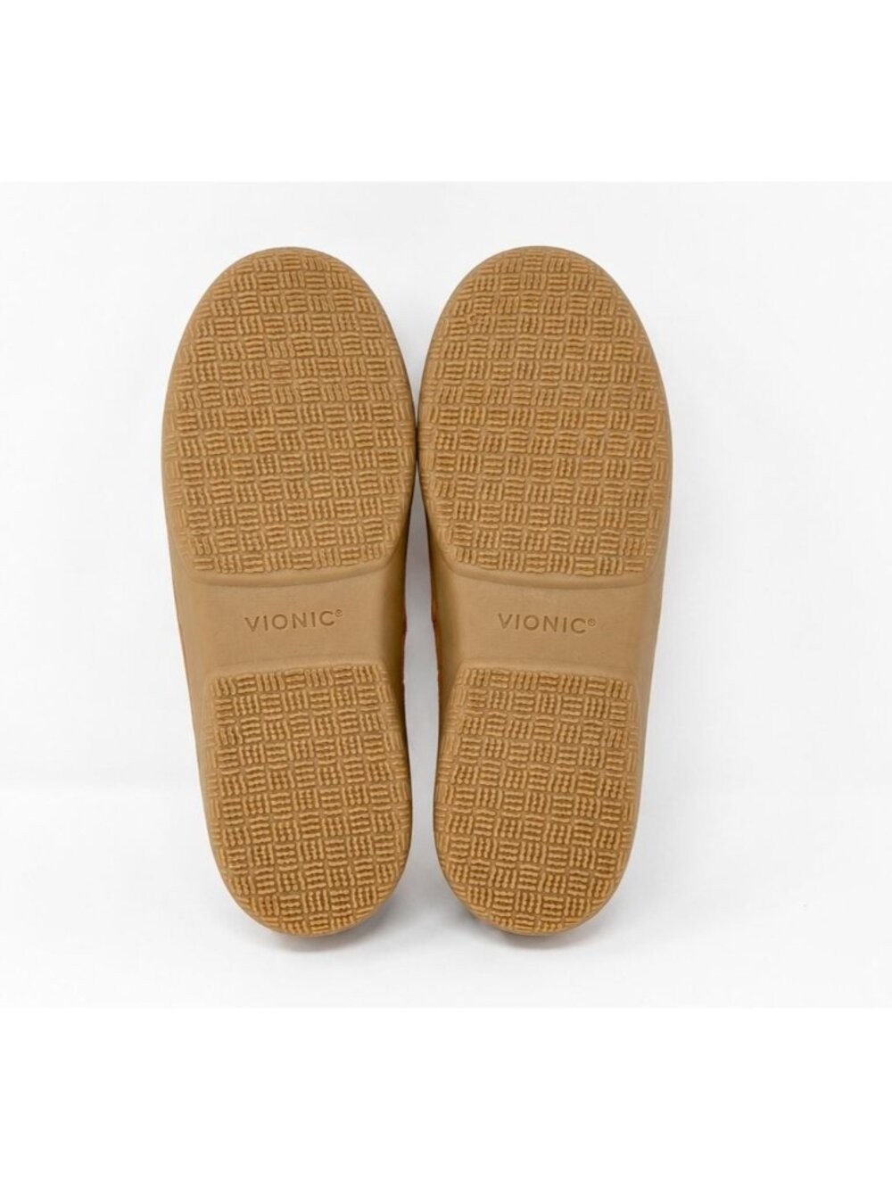 Vionic Claribel Shearling Tan Moccasin Slippers Womens 10 Orthotic Comfort - Picture 7 of 10